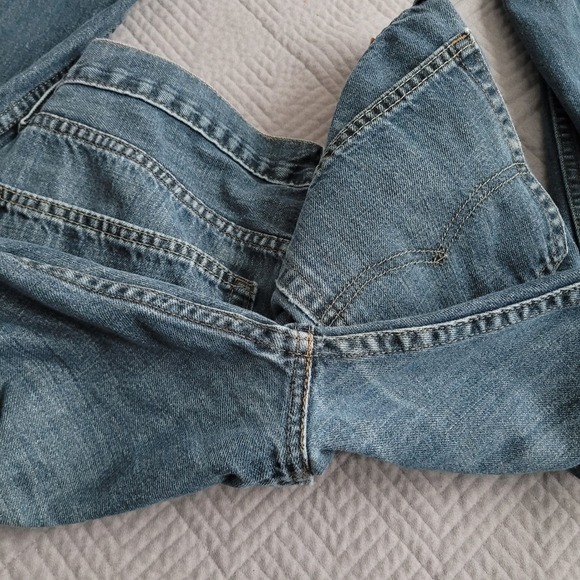 Levi's 527 bootcut jeans 36 X 32 100% cotton neutral streetwear casual preppy - Picture 9 of 16
